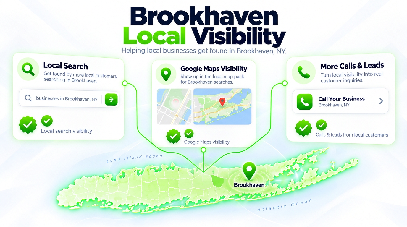 SEO Juggernaut search bar connected to AI chat assistants and a Google Maps pack over a Brookhaven neighborhood